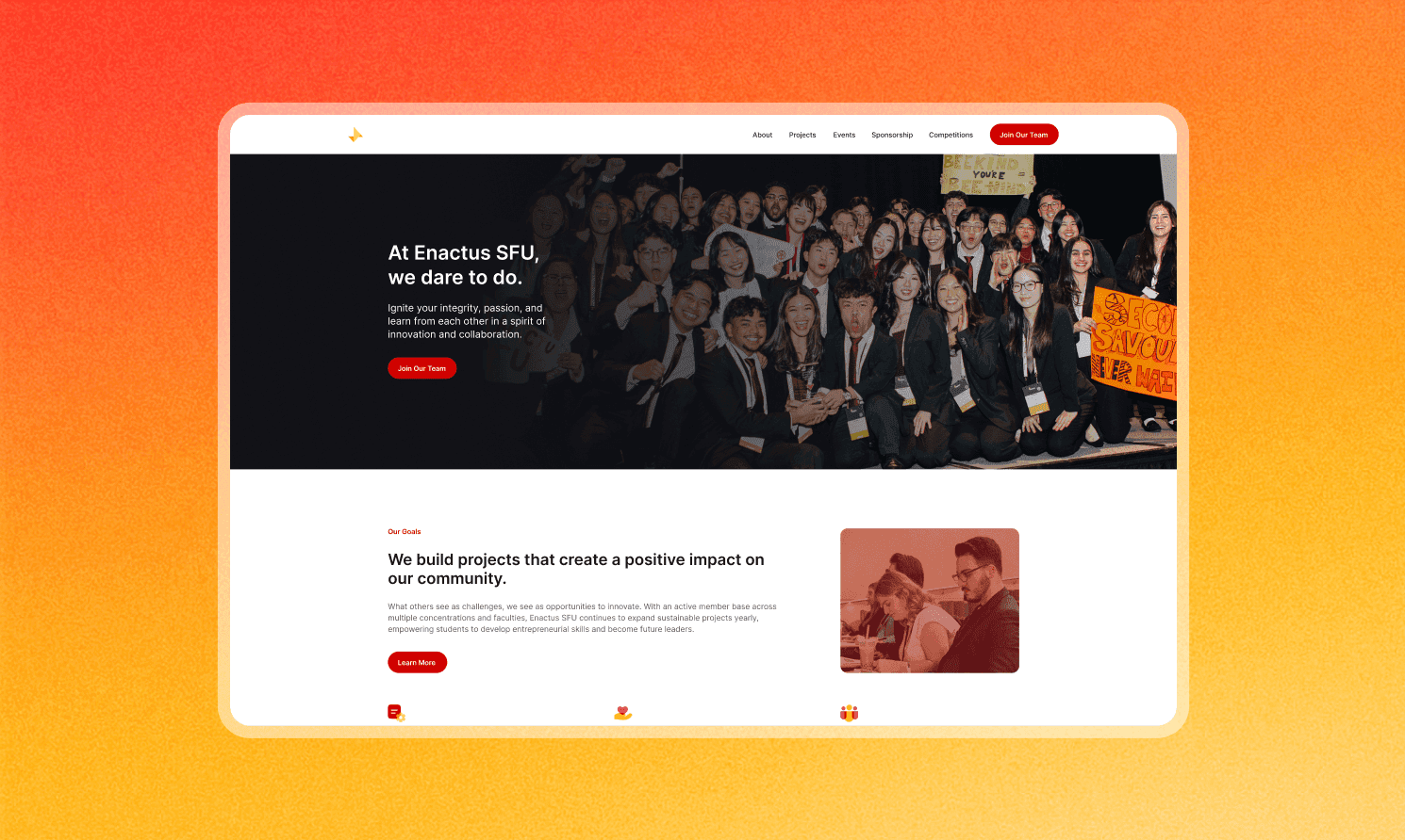 Building a design system from the ground up to streamline design and development for Enactus SFU